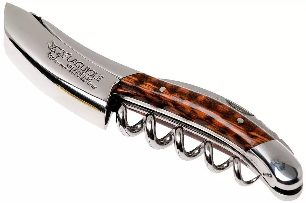 Couteau de sommelier Laguiole en Aubrac Amourette polie, SOM99AMI-LSI1