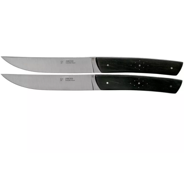 Fontenille Pataud Le Thiers set de 2 couteaux à steak bois d'ébène, TR2TE