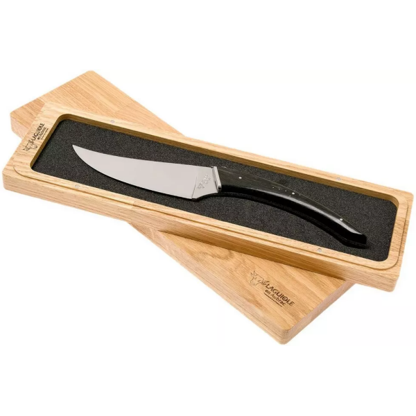 Laguiole en Aubrac Le Buron couteau à fromage ébène, KMF99EBI