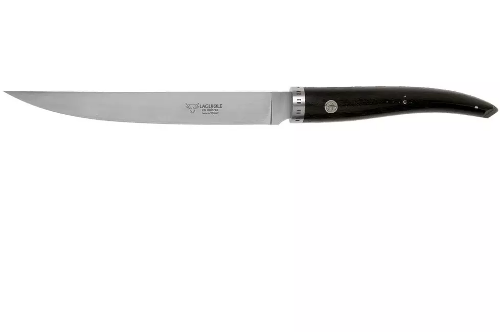 Laguiole en Aubrac Gourmet FGO20EBI couteau à désosser bois d'ébène 20 cm