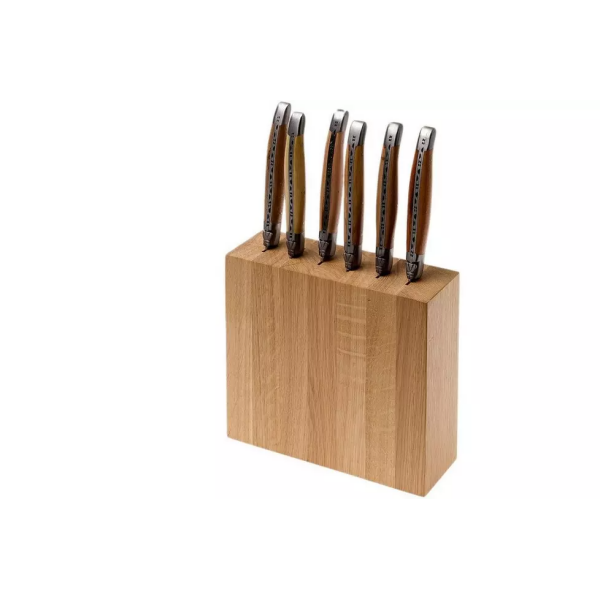 Bloc à couteaux Laguiole en Aubrac pour couteaux de table
