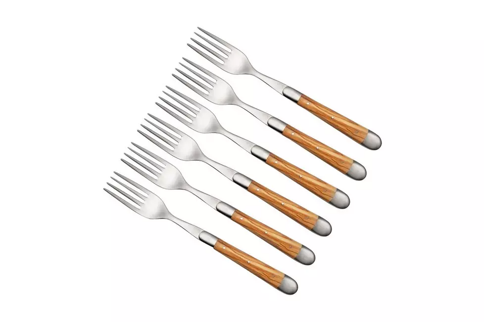 Forge de Laguiole FE62MINOL set de 6 fourchettes de table, mat, olivier