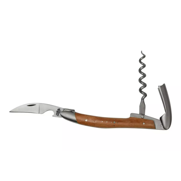 Sommelier Forge de Laguiole SOMCE avec fourreau, bois de vigne