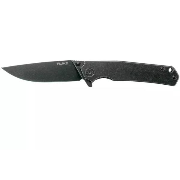 Couteau de poche Ruike P801-SB Black, finition Black Oxide