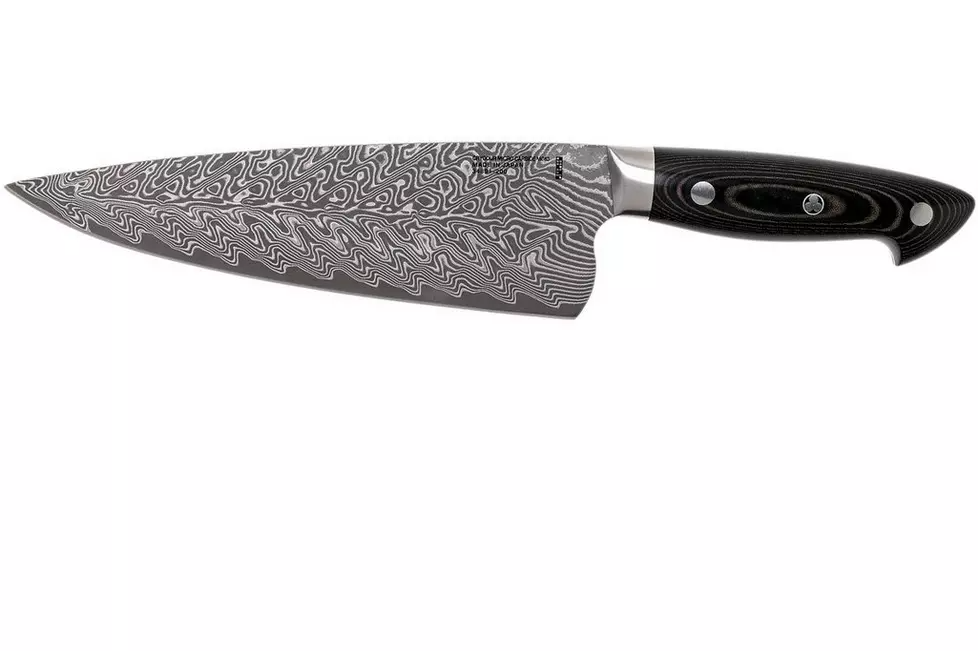 Bob Kramer by Zwilling Euro Couteau de chef en acier inoxydable 20 cm, 34891-201-0