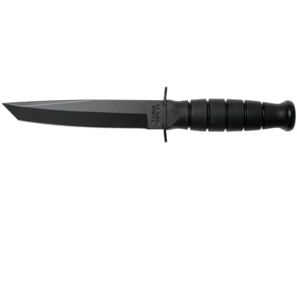 KA-BAR Short Tanto 1254, couteau à lame fixe, étui en cuir