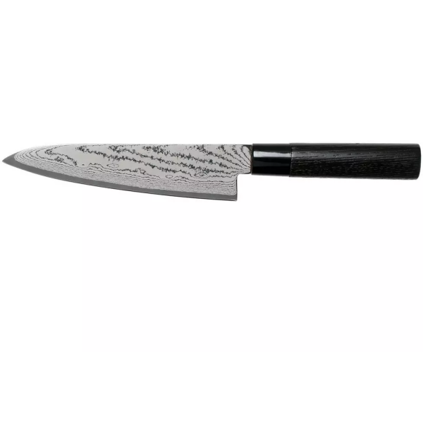 Tojiro Shippu Couteau de chef damas noir 18 cm, FD-1593