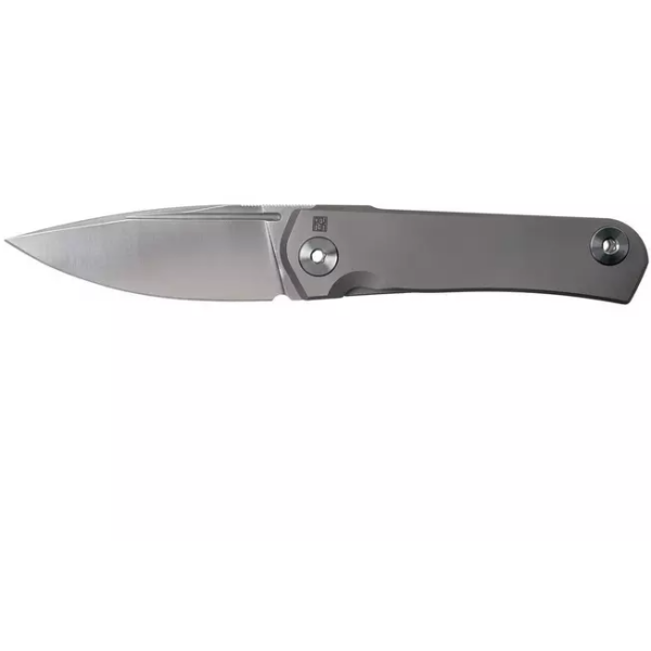 Couteau de poche Real Steel Phasma Free, M390 Titanium, Nail Groove 9226, design Poltergeist