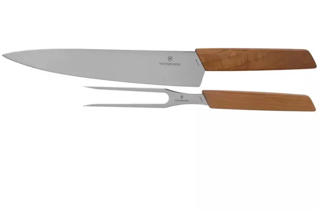 Victorinox Swiss Modern 6.9091.2 set à découper, bois de noyer