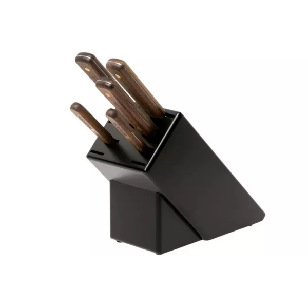 Ensemble de 5 couteaux Ontario Old Hickory incl. bloc à couteaux, 7220