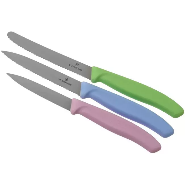 Victorinox SwissClassic 6.7116.34L3 Ensemble de 3 couteaux à légumes