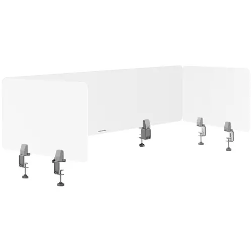 Séparateur de bureau - Kit de 3 en 2 formats - 1 500 x 400 ; 750 x 400 mm