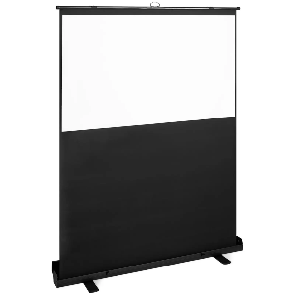 Écran de projection sur pied - Mobile - 166,5 x 203 cm - 16:9