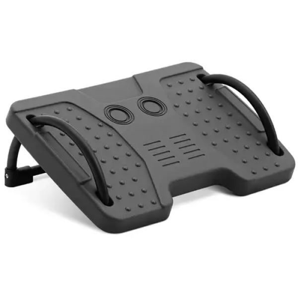 Repose pieds bureau - acier / plastique - gris foncé - 25 kg