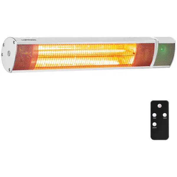 Chauffage infrarouge extérieur- 2 000 W - Télécommande