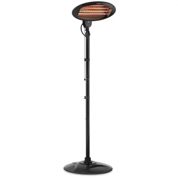 Chauffage radiant infrarouge - 2 000 W - Hauteur 1,8 à 2,1 m - Chauffage d'appoint sur pied