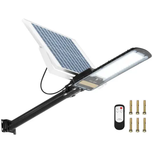 Lampadaire solaire - 100 W - 6000 - 6500 K - 14 - 16 h - IP65