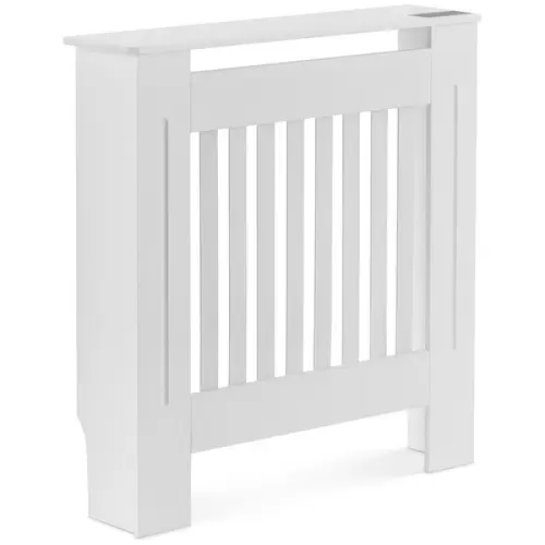 Cache radiateur - 78 x 82 x 19 cm - Blanc
