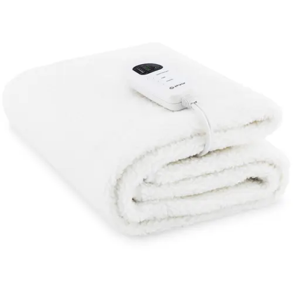 Surmatelas chauffant pour table de massage - 180 x 75 cm - 60 W - LED - Molleton