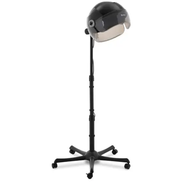 Casque sèche-cheveu - Sur pied - 1 650 W - Noir - 66 °C