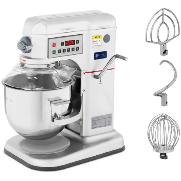 Pétrin professionnel - 650 W - Royal Catering - à combiner avec des accessoires