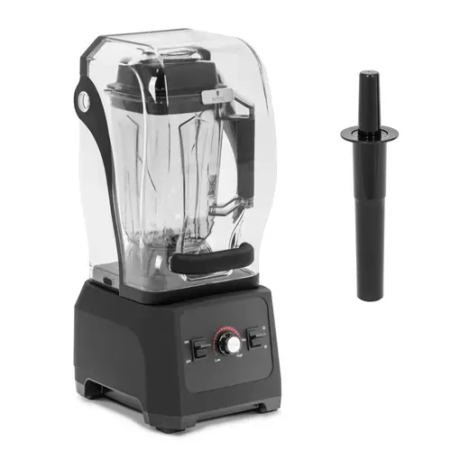 Mixeur blender avec capot antibruit - 1 680 W - 2,5 l - Fonction pulse - 24 500 tr/min - Royal Catering