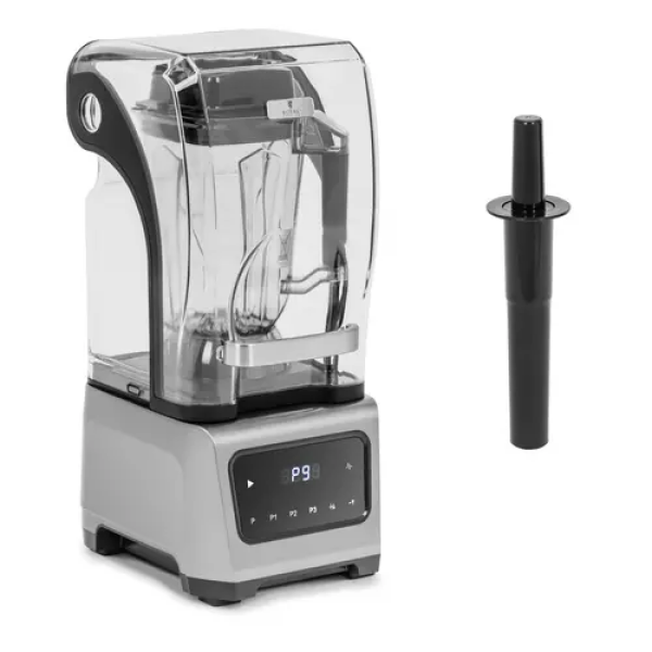 Mixeur blender avec capot antibruit - 1 680 W - 2,5 l - Écran numérique - Fonction pulse - 24 500 tr/min - Royal Catering