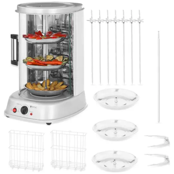 Rôtissoire verticale - 4-en-1 - 1 800 W - 31 l