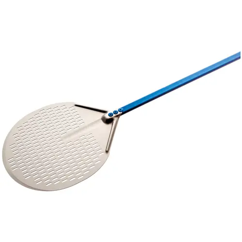 Pelle à pizza - Ø45 cm - Tête perforée - Manche : 60 cm - Aluminium (anodisé)