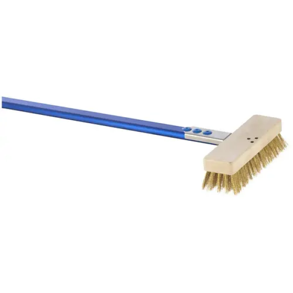 Brosse pour four à pizza - Brosse de 20 x 6 x 6 cm - Manche de 120 cm