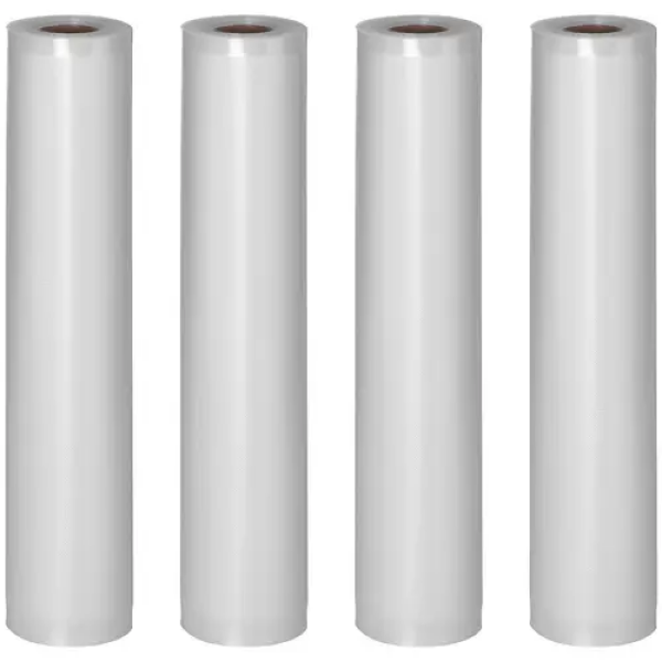 Sac sous vide alimentaire - 4 Rouleaux - 24 m - 30 cm