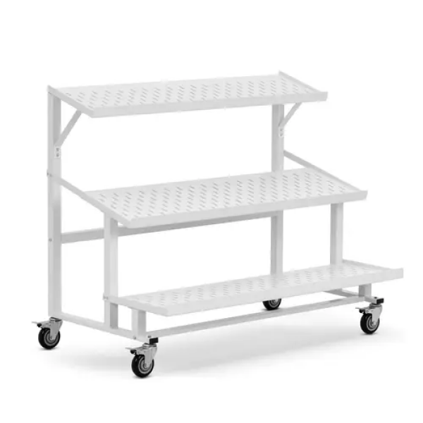 Présentoir pour fruits et légumes - à roulettes - étagère rabattable - Royal Catering