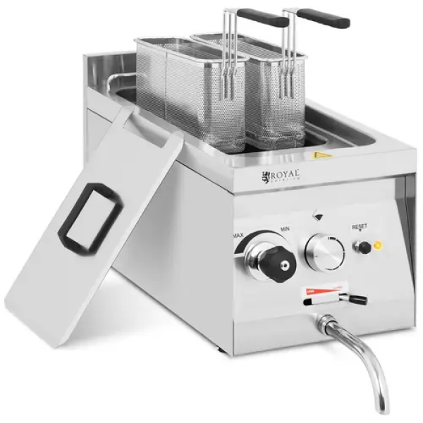 Cuiseur à pâtes avec 2 paniers et 1 couvercle - 10 l - 3 500 W
