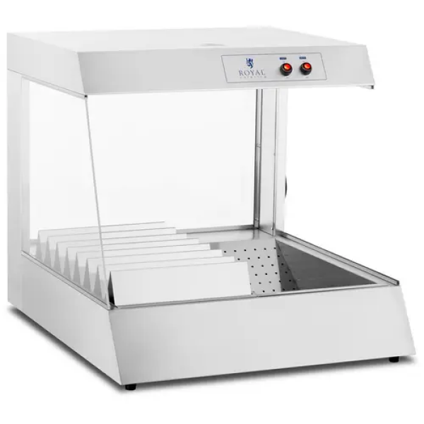 Chauffe-frite - 600 W - Royal Catering - Avec pont thermique et support pour 7 sachets à frites