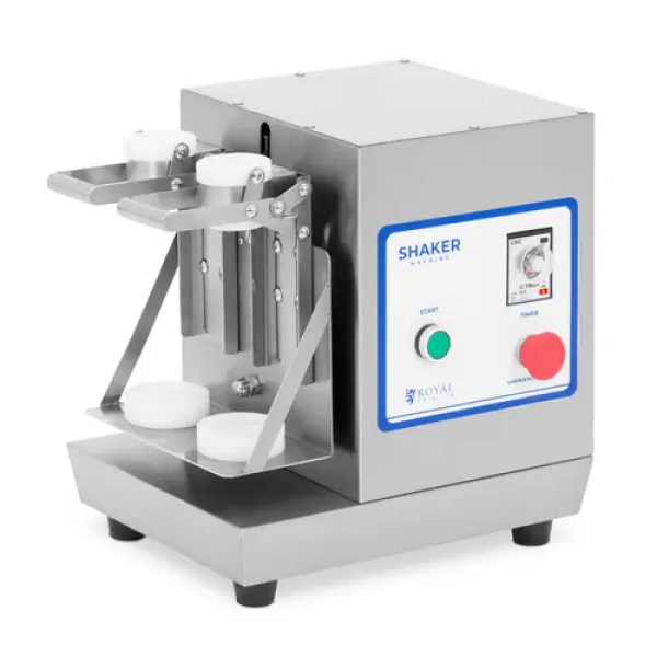 Milkshaker - double - 2 x 0,75 l - 240 tr/min - acier inoxydable - Royal Catering