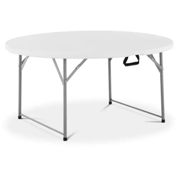Table pliante - Ø 1 500 x 740 mm - Royal Catering - 150 kg - Intérieur/extérieur - Whitehe