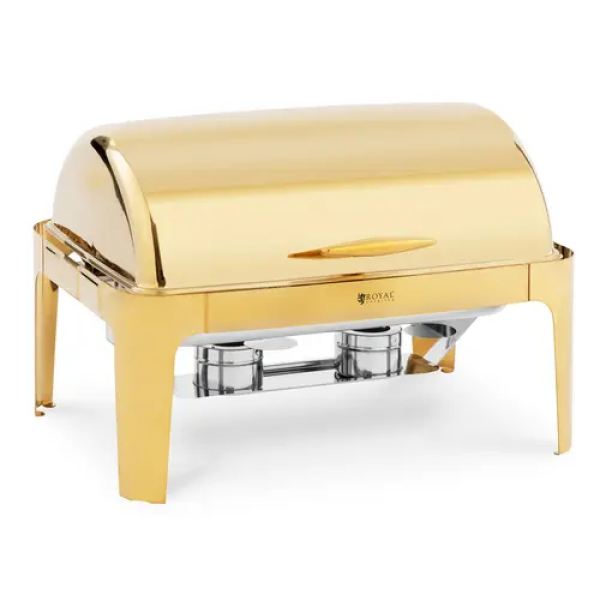 Chafing dish - GN 1/1 - 9 l - 2 bruleurs à pâte - Royal Catering