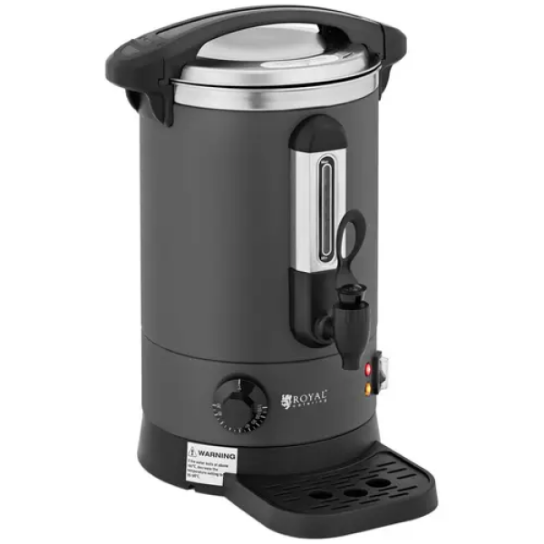 Distributeur d'eau chaude - 6.1 l - 1500 W - Plateau d'égouttage - Gris