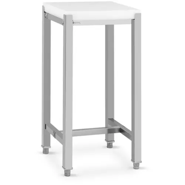Billot boucherie - 40 x 40 cm - Royal Catering - Hauteur de travail : 88 cm