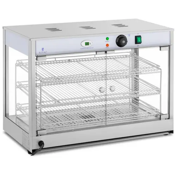 Vitrine chauffante - 1 200 W - Afficheur LED
