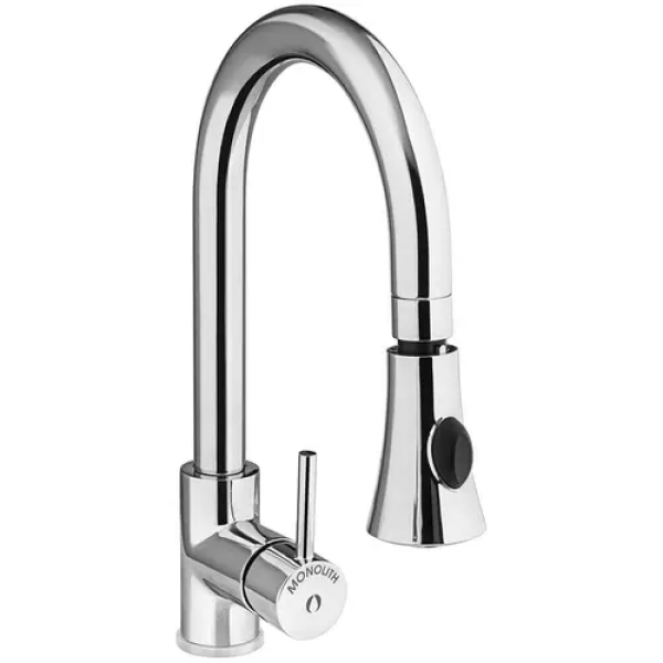 Mitigeur cuisine avec douchette extractible - Laiton chromé - Flexible de 1200 mm