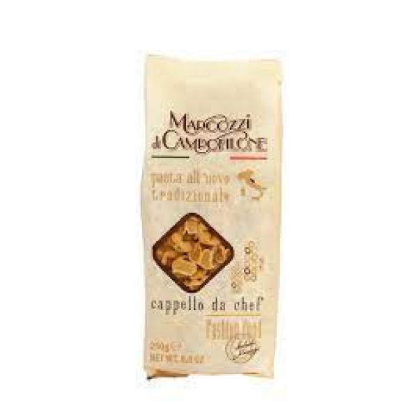 Cappello da Chef Pasta all'uovo pâtes aux œufs traditionnelles paquet de 250 g - Marcozzi