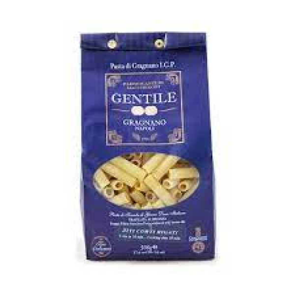 Ziti corti rigati Pâtes italiennes de blé dur IGP paquet de 500g - Gentile, Gragnano