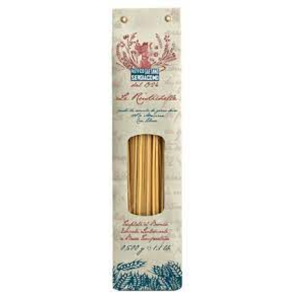 Le Rustichelle all'uovo pâtes aux oeufs en sachet papier 500 g pack - Rustichella d'Abruzzo