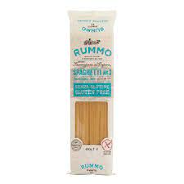 Spaghetti Sans Gluten N°3 - Pâtes de Riz et Maïs 400 g - Pasta Rummo