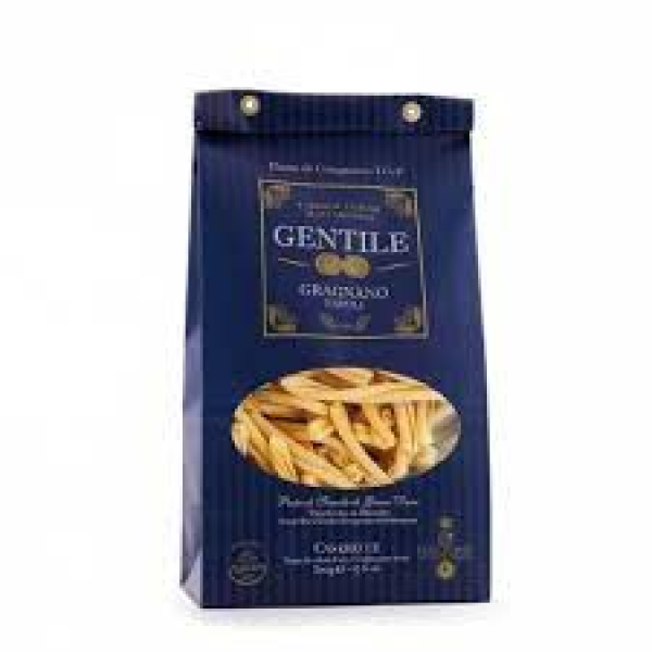 Pâtes bio Casarecce IGP à base de semoule de blé dur bio Sachet de 500 g - Gentile, Gragnano