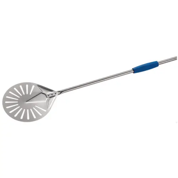 Pelle à pizza - Ø23 cm - Tête perforée - Manche : 75 cm - Acier inoxydable