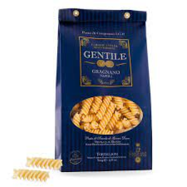 Bio Fusilli IGP Pâtes italiennes de blé dur bio 500g - Gentile, Gragnano