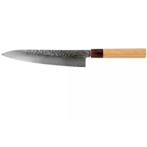 Couteau de chef Sakai Takayuki Damas martelé 33 couches WA 21 cm