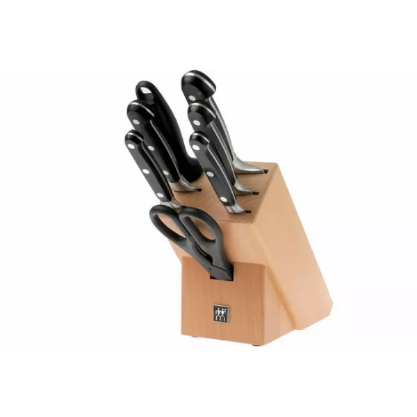 Zwilling JA Henckels Ensemble de 8 blocs de couteaux professionnels "S"